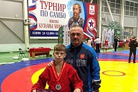 Максим Тарасов стал серебряный призером турнира по самбо в Балахне