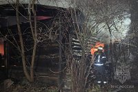 В Кинешме на улице Разина подожги нежилой дом