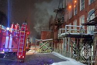 На производстве на «Красной ветке» загорелась прядильная машина