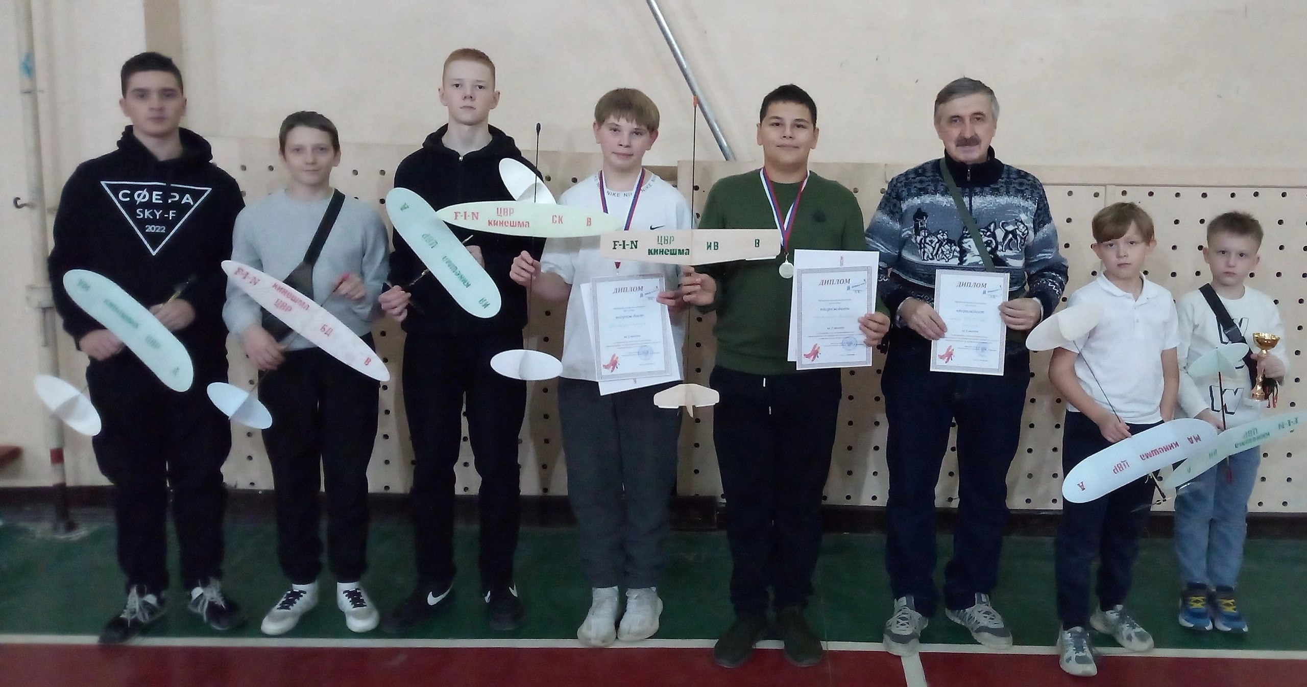 Кинешемское авиамоделисты - призёры межмуниципальных соревнований