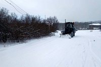 В Кинешемском районе устраняют последствия снегопада