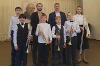 Учащиеся ДШИ успешно выступили на конкурсе исполнителей на медных духовых и ударных инструментах
