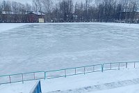 В микрорайоне «Томна» заработал каток