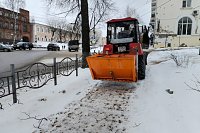 Для борьбы с гололедом в Кинешме приобретают тротуарные пескоразбрасыватели
