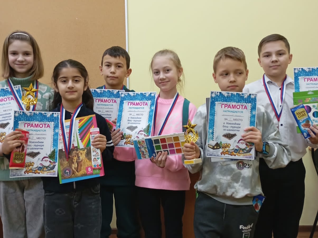 В Кинешме состоялся новогодний блиц-турнир по шахматам