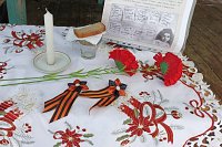 В микрорайоне «Залесье» прошла памятная акция «Блокадный хлеб»