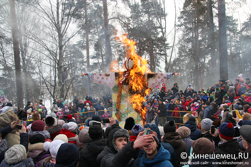 В центральном парке Кинешмы состоятся большие масленичные гулянья