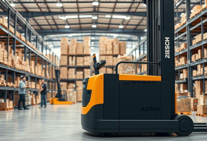 Почему электрический штабелер с электроподъемом становится необходимым оборудованием в 2025 году