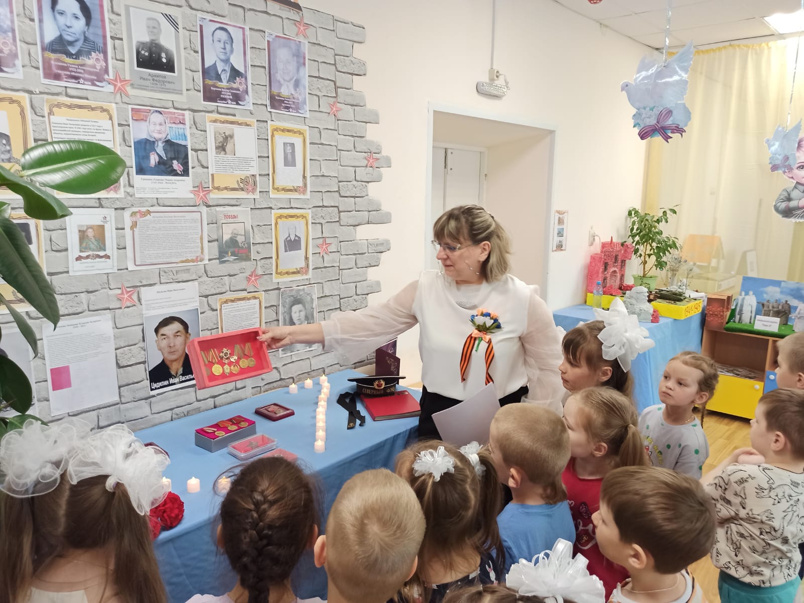 В детском саду №31 открыли Музей боевой славы
