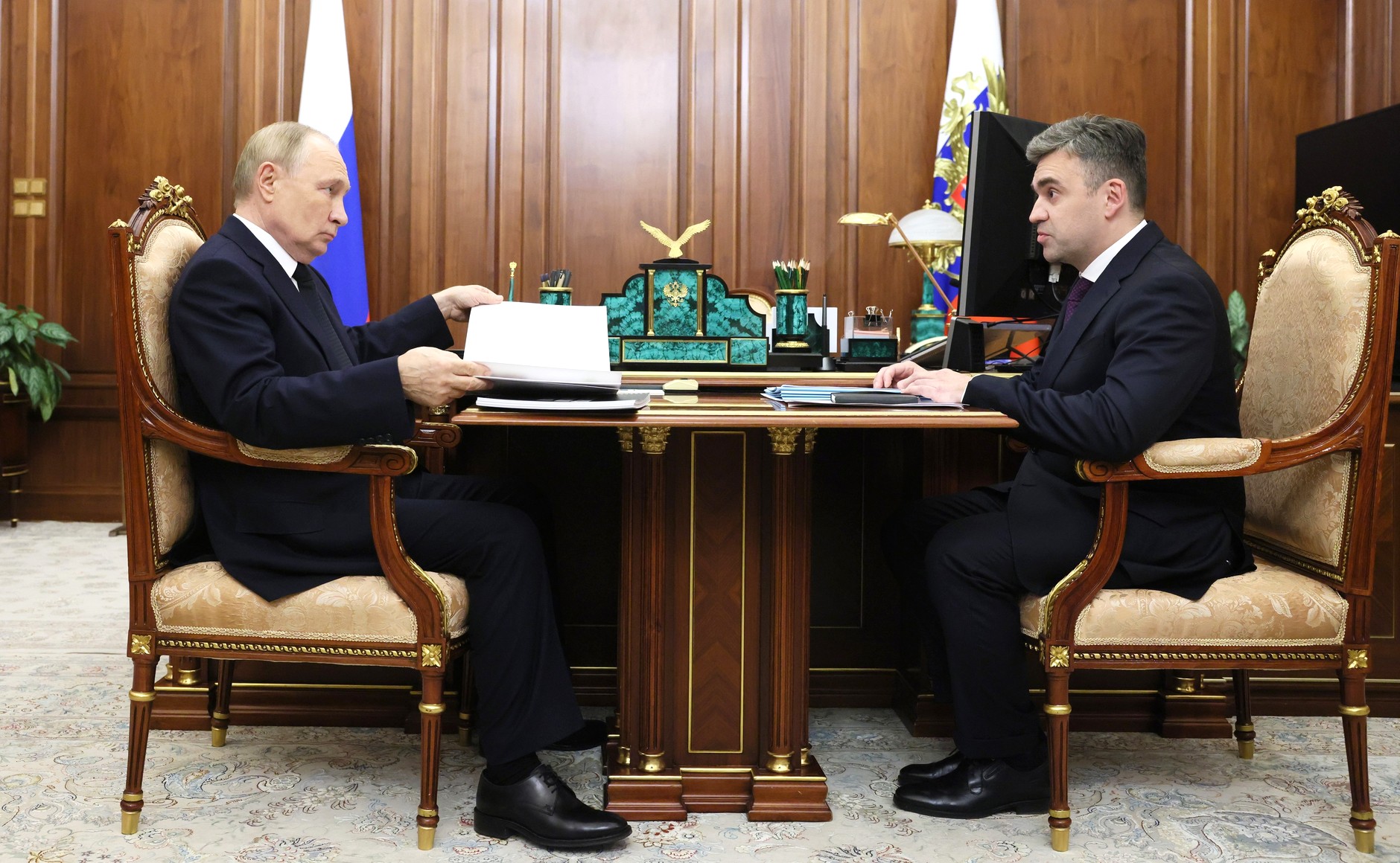 Владимир Путин провёл рабочую встречу со Станиславом Воскресенским