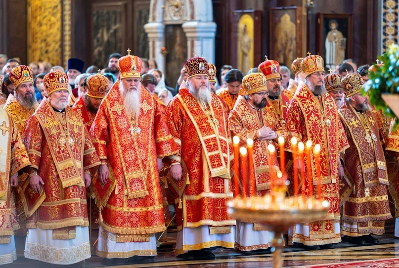 Епископ Иларион сослужил Святейшему Патриарху Кириллу в день его тезоиментства