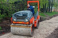 В Кинешме продолжается ремонт тротуаров