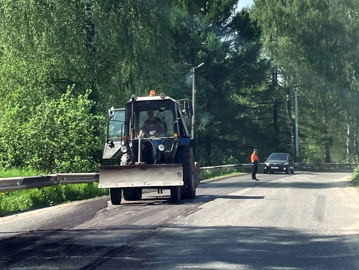 Стартовал второй этап ремонта дороги Кинешма-Наволоки