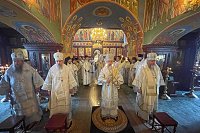 Митрополит Иосиф прочитал молитву о Святой Руси.