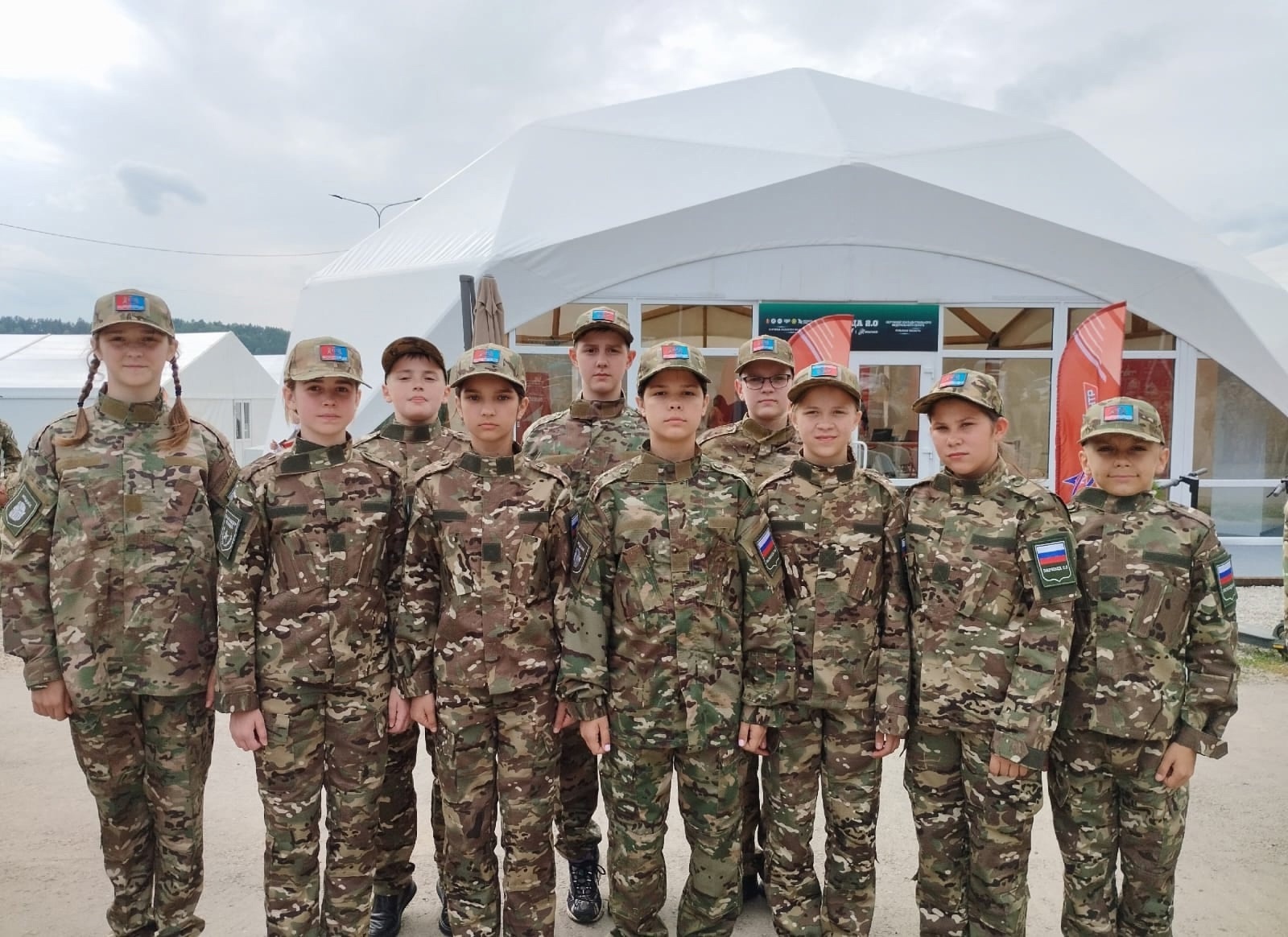 Команда «Василевцы 37» школы №18 приняла участие «Зарнице» в Тульской области