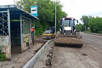 На ул. Социалистической восстанавливают посадочные площадки и подходы к ним