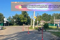 В Кинешме 15-летний мопедист без прав влетел в ВАЗ