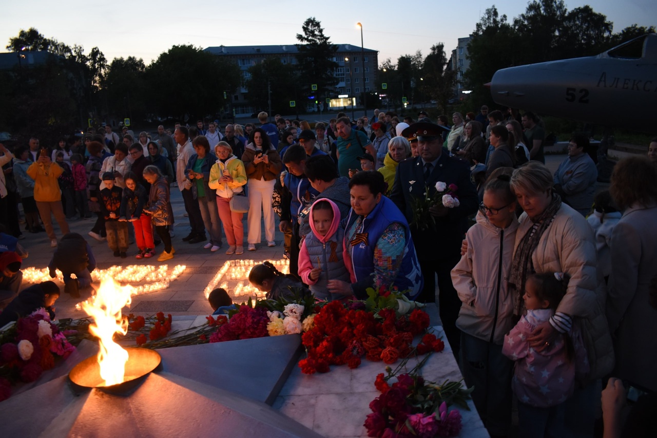 В ночь на 22 июня в Кинешме зажгли свечи памяти