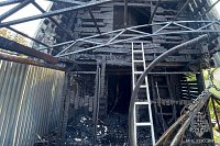 В частном доме на ул.Дзержинского сгорела баня