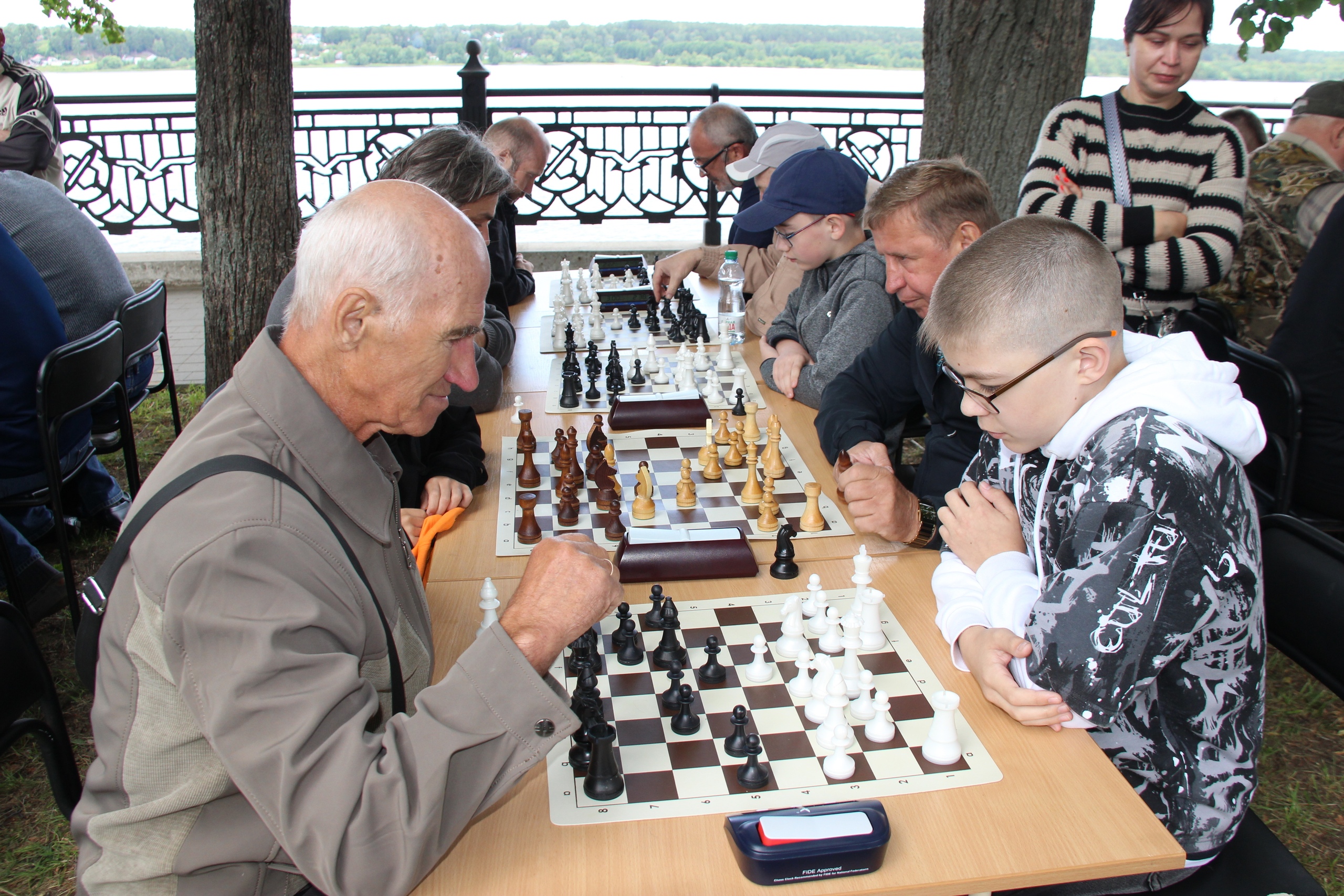 В День города в Кинешме состоялся большой блицтурнир по шахматам