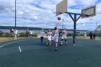 В День Кинешмы на стрелке у Волги прошел турнир по баскетболу