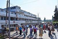 С начала турсезона Кинешма приняла уже более 80 круизных теплоходов