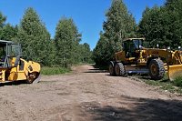 В Кинешемском районе ремонтируют две важные дороги