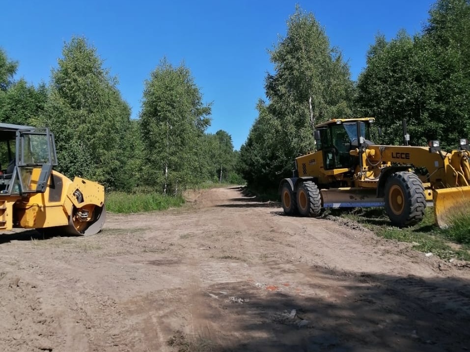 В Кинешемском районе ремонтируют две важные дороги