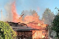 В Юрьевце сгорел частный дом