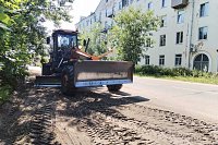 УГХ Кинешмы профилирует обочины дорог