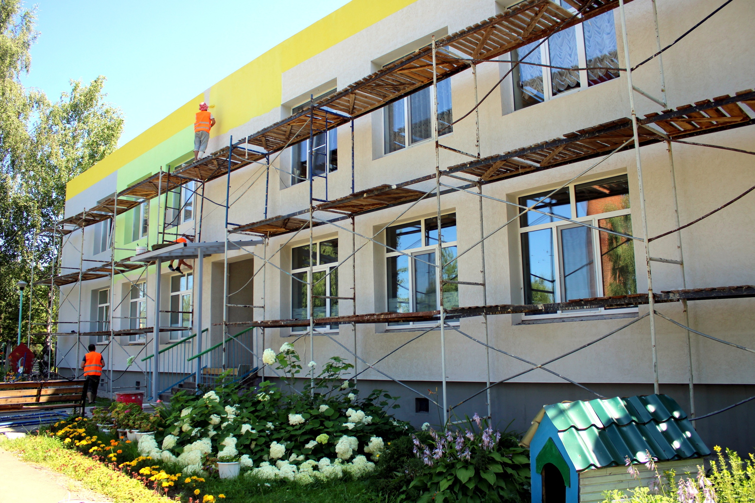 В селе Станко завершается ремонт детского сада