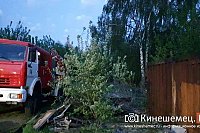 На улице Карла Либкнехта загорелся сарай