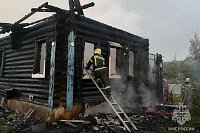 В Лагунихе сгорел частный дом