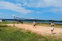 На пляже в Наволоках прошло первенство Кинешемского муниципального района по волейболу