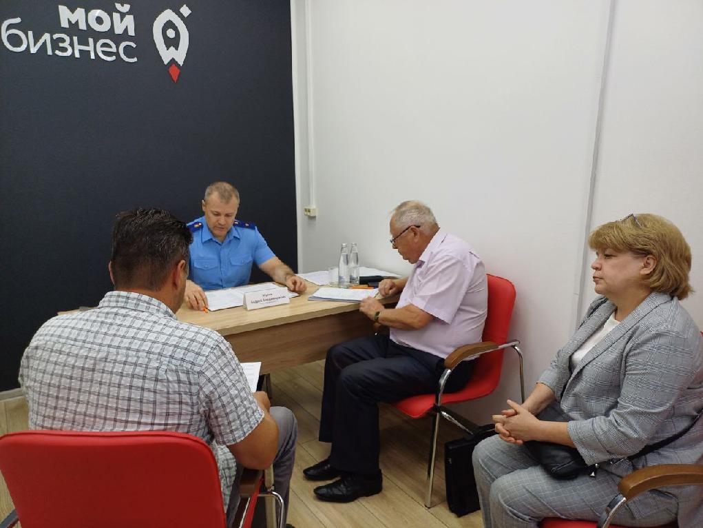 Прокурор Ивановской области провел прием предпринимателей Кинешмы