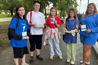 Активисты Движения Первых провели информационную акцию «Безопасное лето для детей»