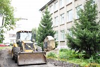 К 1 сентября в школе №19 обновят школьный двор, а также пищеблок и обеденный зал