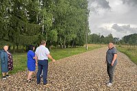 В д.Долгово отремонтировали дорогу на ул.Центральной