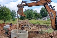 В Шилекше заменили 200-метровый участок водопровода на улице Центральной