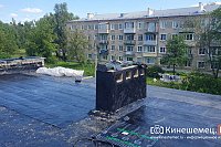 В Луговом завершен капитальный ремонт кровли спортивной школы