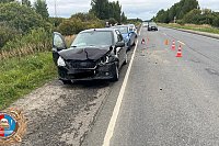 На дороге Ковров-Шуя-Кинешма столкнулись «Фольксваген» и «Датсун»