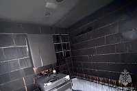 В квартире на улице Урицкого загорелась стиральная машина