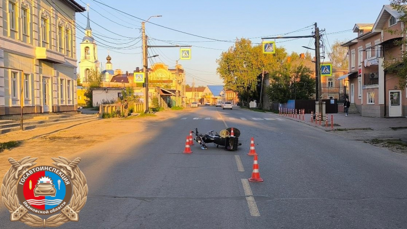 В центре Кинешмы 70-летний мопедист сбил женщину