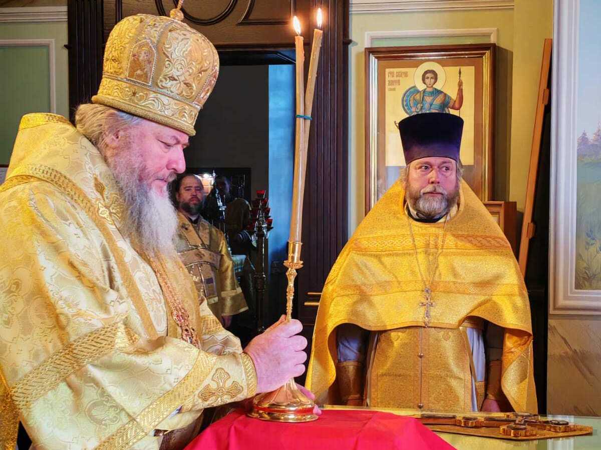 В Кинешме прошло архиерейское служение в день памяти Петра и Февронии