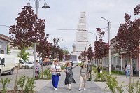 В Юрьевце устанавливают новый шпиль на колокольню Входоиерусалимского собора