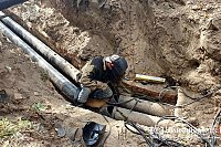 На улице Григория Королева ремонтируют водопровод