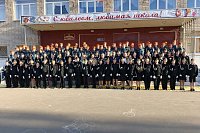 В школе №18 состоялся юбилейный XV патриотический слёт