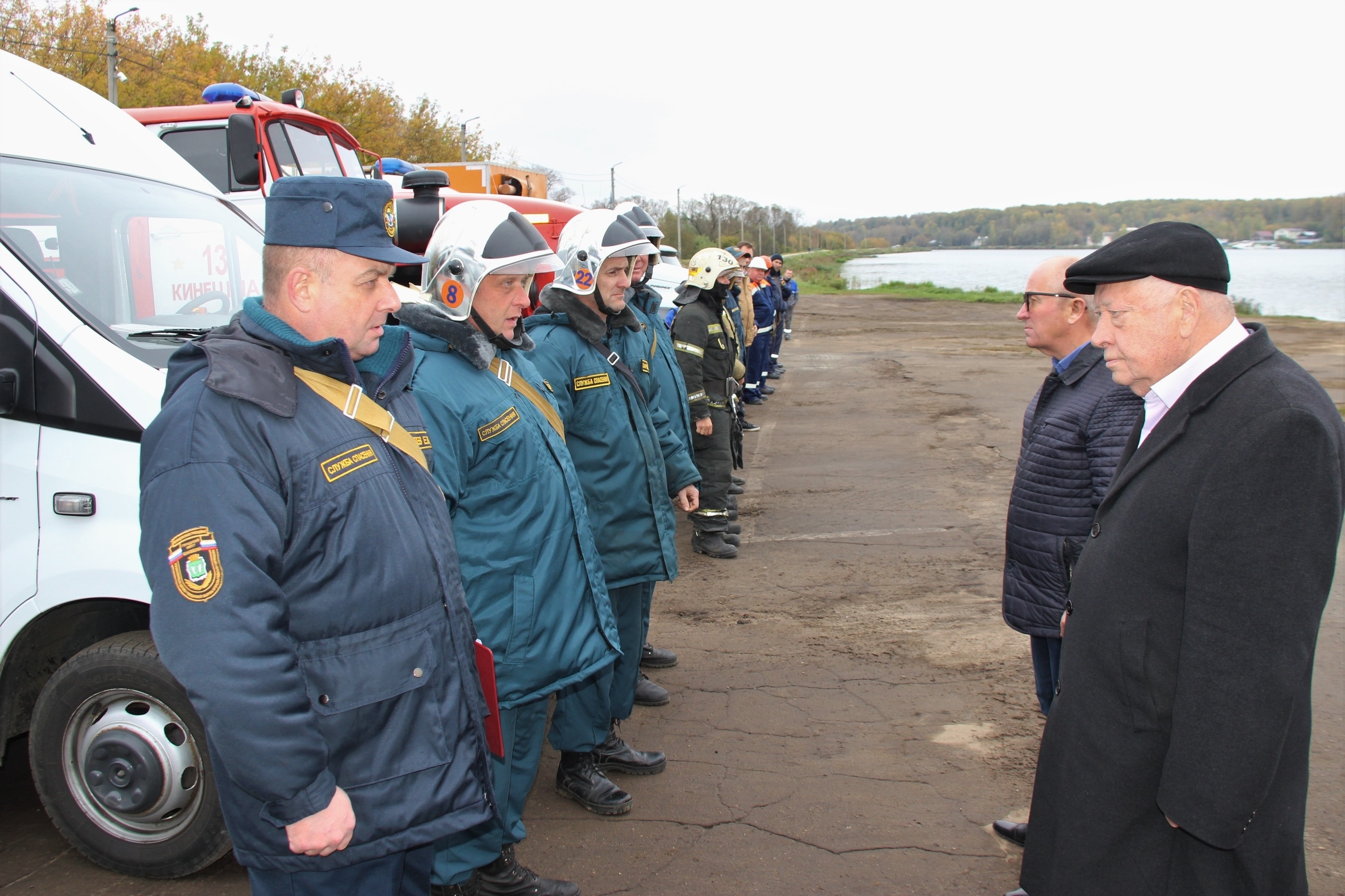 В Кинешме прошел смотр сил и средств постоянной готовности