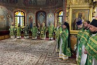 Епископ Иларион принял участие в торжествах в Свято-Троицкой Сергиевой лавре