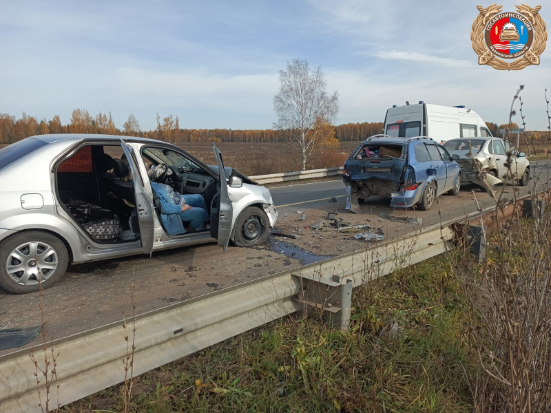 Двое пенсионеров пострадали в массовом ДТП на дороге Кинешма - Юрьевец